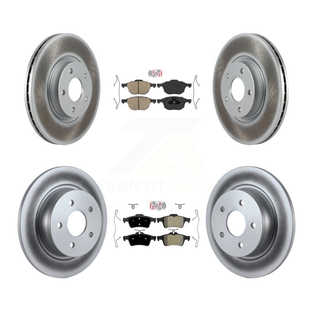 Transit Auto KGA-102461 Disc Brake Kit for 2013-2017 Ford C-Max, Ford Escape - Front and Rear