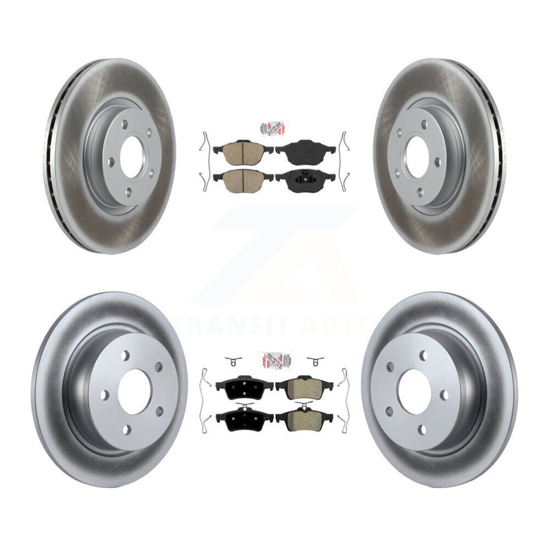 Transit Auto KGA-102461 Disc Brake Kit for 2013-2017 Ford C-Max, Ford Escape - Front and Rear