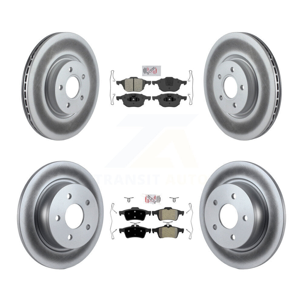 Transit Auto KGA-102462 Disc Brake Kit for 2014 Ford Transit Connect - Front and Rear