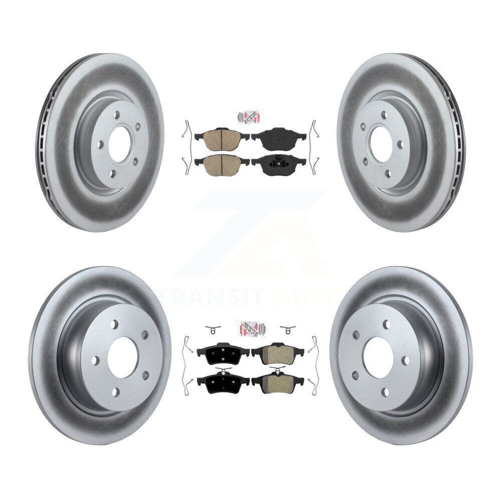 Transit Auto KGA-102463 Disc Brake Kit for 2014 Ford Transit Connect - Front and Rear