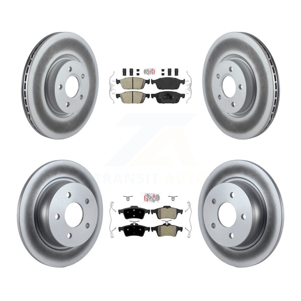Transit Auto KGA-102464 Disc Brake Kit for 2013-2018 Ford Transit Connect, Ford Escape - Front and Rear