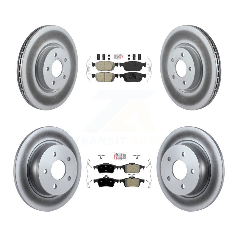 Transit Auto KGA-102464 Disc Brake Kit for 2013-2018 Ford Transit Connect, Ford Escape - Front and Rear
