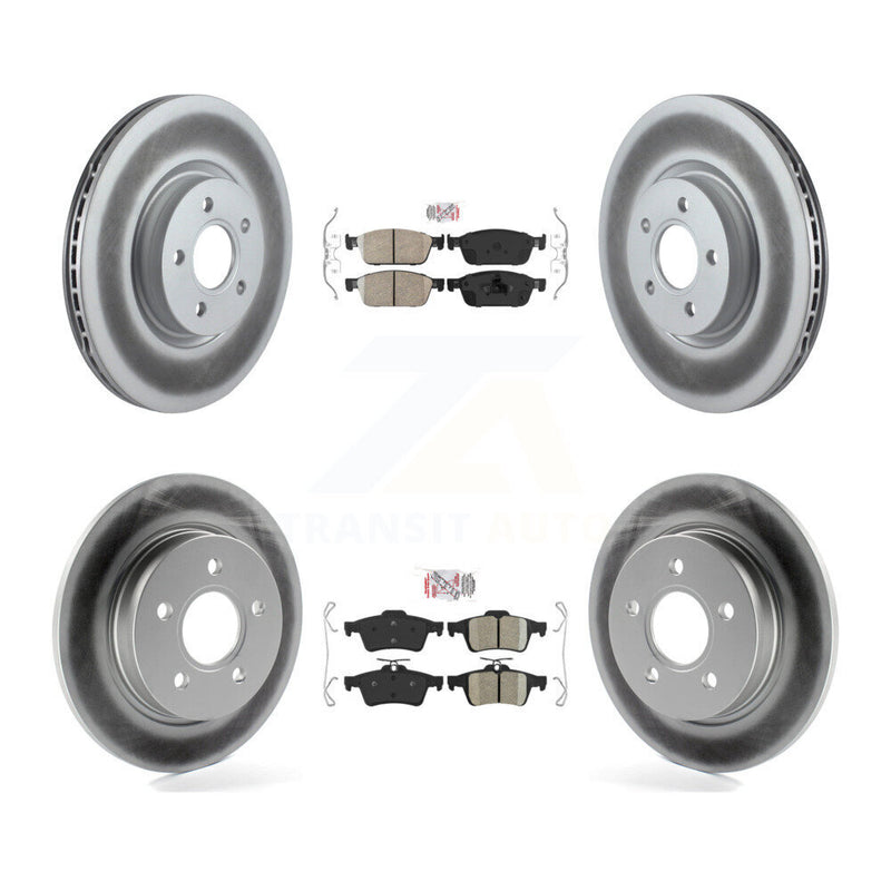 Transit Auto KGA-102466 Disc Brake Kit for 2013-2018 Ford Focus - Front and Rear