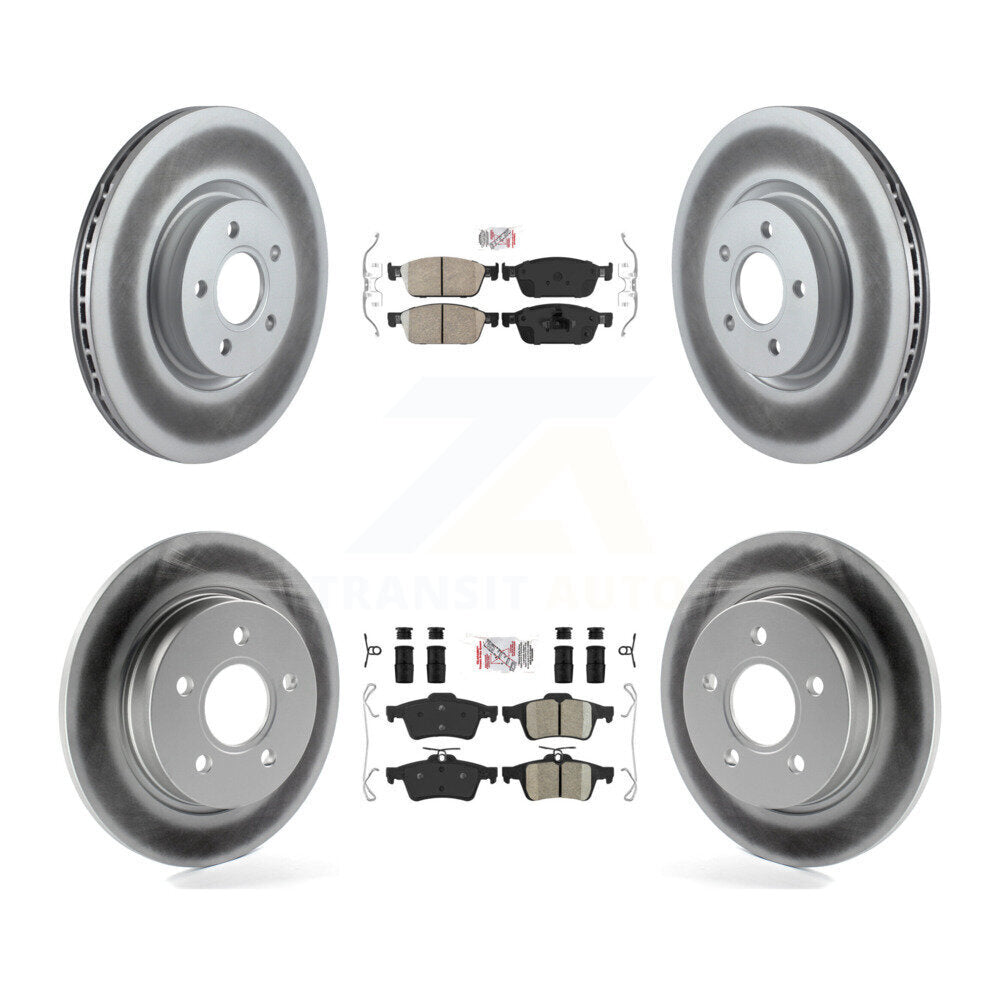 Transit Auto KGA-102467 Disc Brake Kit for 2013-2018 Ford Focus - Front and Rear