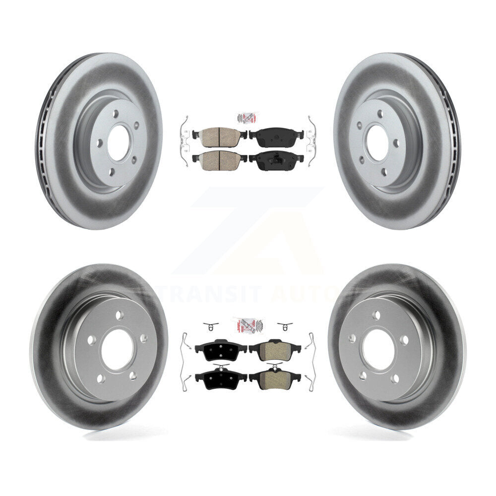 Transit Auto KGA-102468 Disc Brake Kit for 2013-2018 Ford Focus - Front and Rear