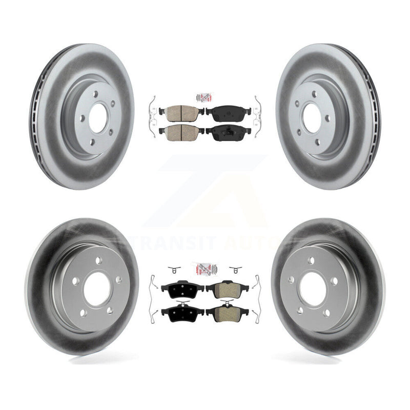 Transit Auto KGA-102468 Disc Brake Kit for 2013-2018 Ford Focus - Front and Rear