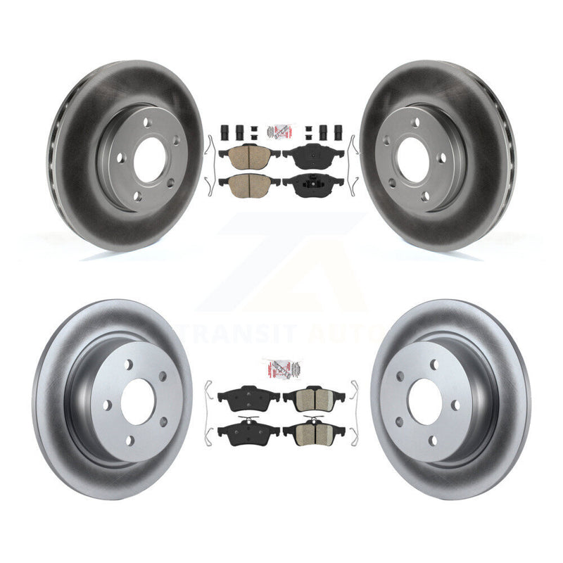 Transit Auto KGA-102470 Disc Brake Kit for 2013-2018 Ford C-Max - Front and Rear