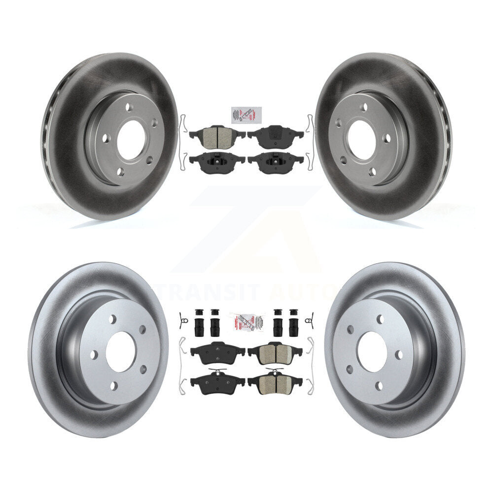 Transit Auto KGA-102473 Disc Brake Kit for 2013-2018 Ford C-Max - Front and Rear