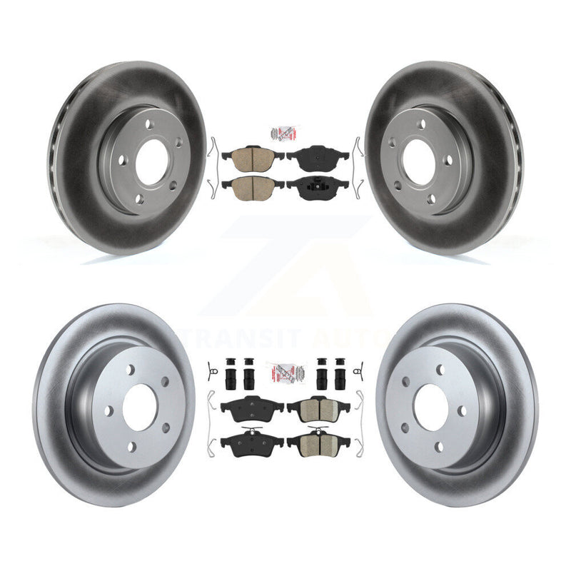 Transit Auto KGA-102475 Disc Brake Kit for 2013-2018 Ford C-Max - Front and Rear