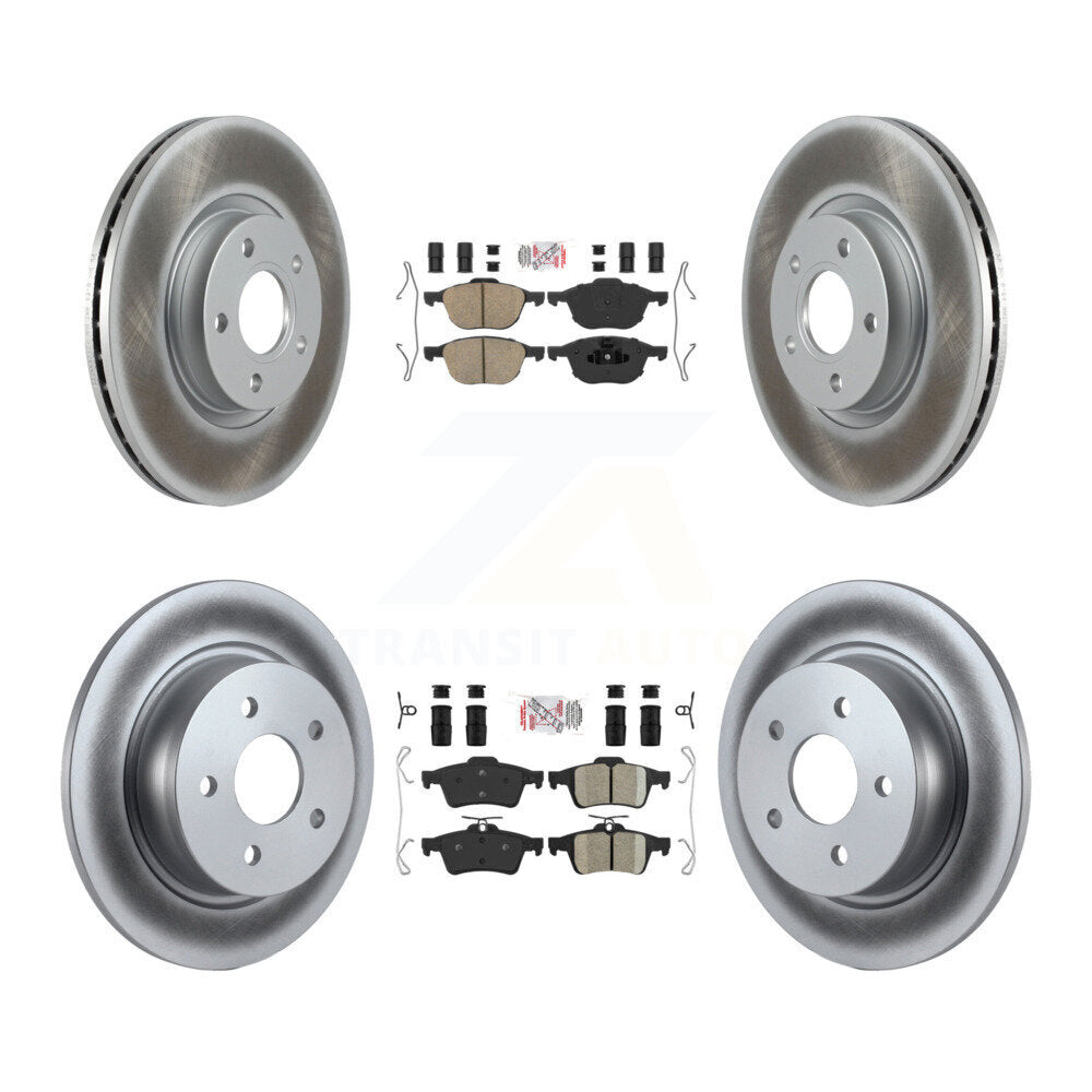 Transit Auto KGA-102476 Disc Brake Kit for 2013-2017 Ford C-Max, Ford Escape - Front and Rear