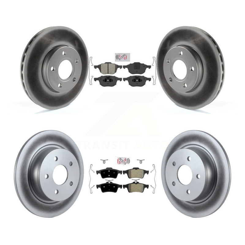 Transit Auto KGA-102477 Disc Brake Kit for 2013-2018 Ford C-Max - Front and Rear