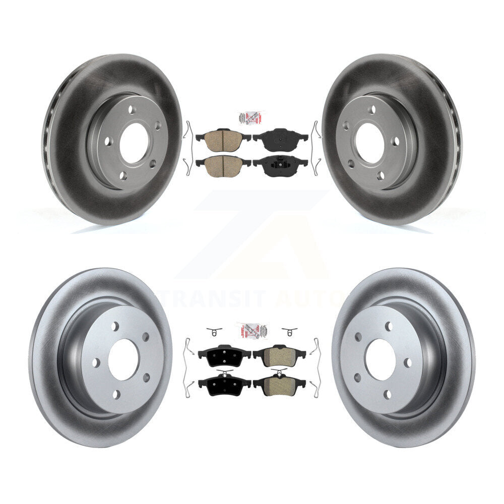 Transit Auto KGA-102479 Disc Brake Kit for 2013-2018 Ford C-Max - Front and Rear