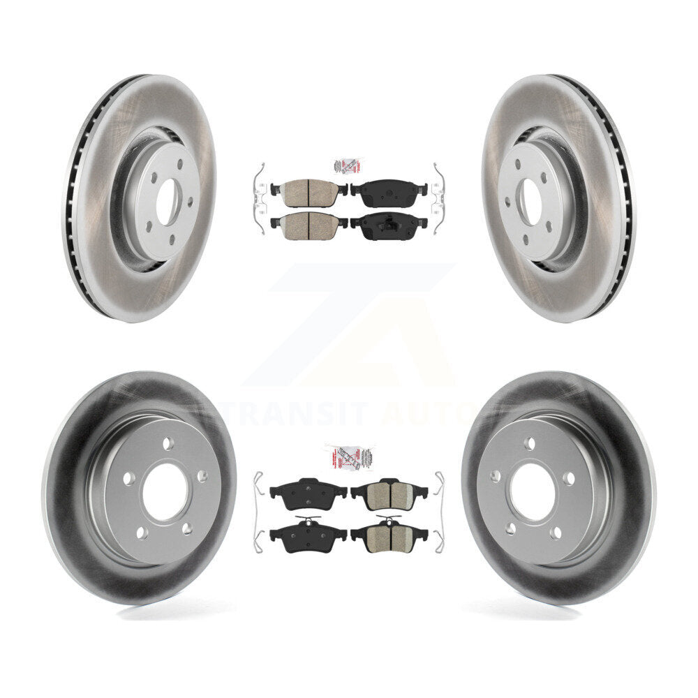 Transit Auto KGA-102487 Disc Brake Kit for 2013-2018 Ford Focus - Front and Rear