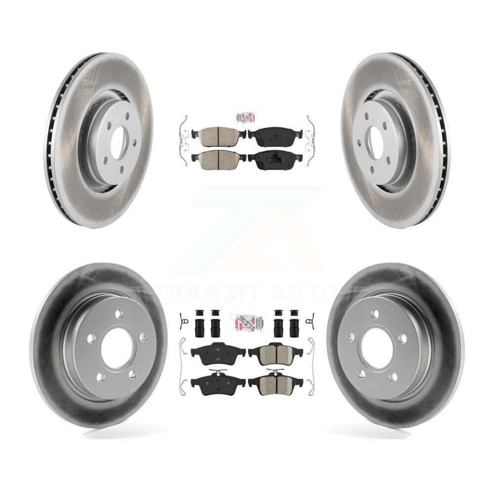Transit Auto KGA-102488 Disc Brake Kit for 2013-2018 Ford Focus - Front and Rear