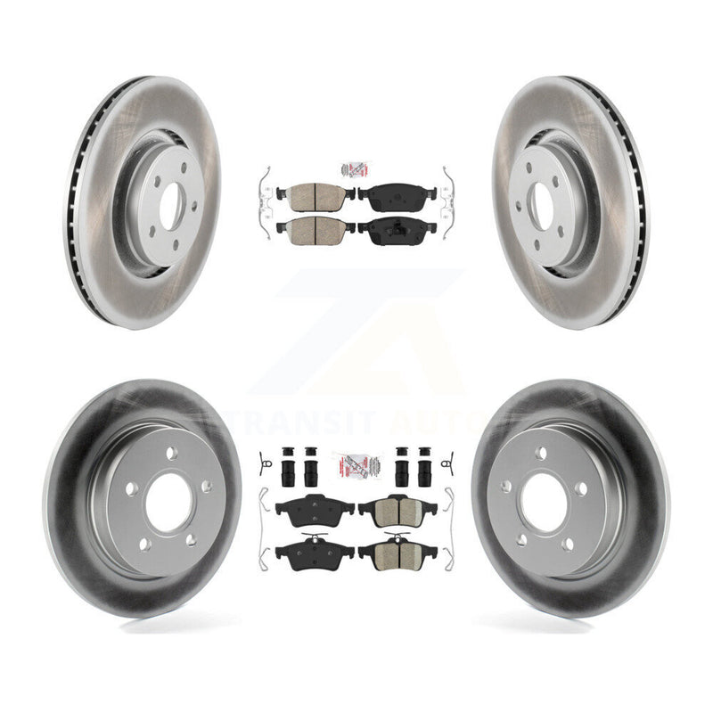 Transit Auto KGA-102488 Disc Brake Kit for 2013-2018 Ford Focus - Front and Rear