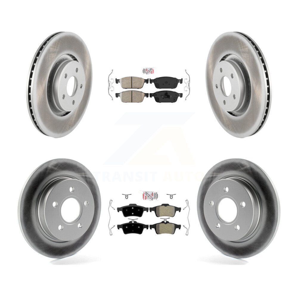 Transit Auto KGA-102489 Disc Brake Kit for 2013-2018 Ford Focus - Front and Rear