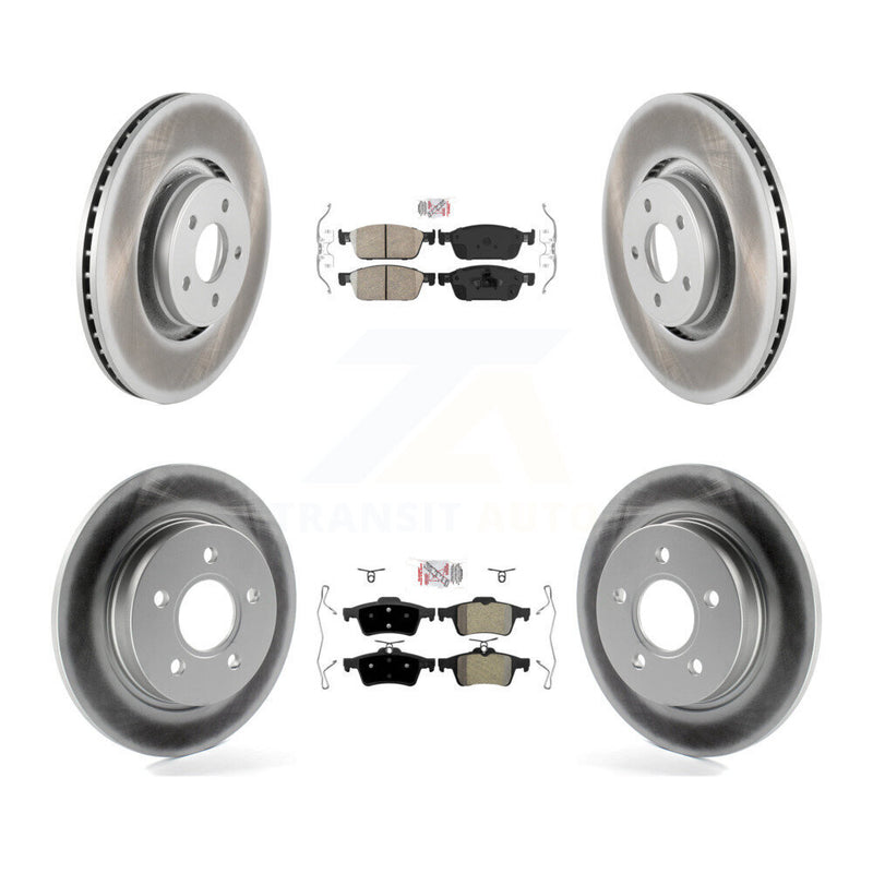 Transit Auto KGA-102489 Disc Brake Kit for 2013-2018 Ford Focus - Front and Rear