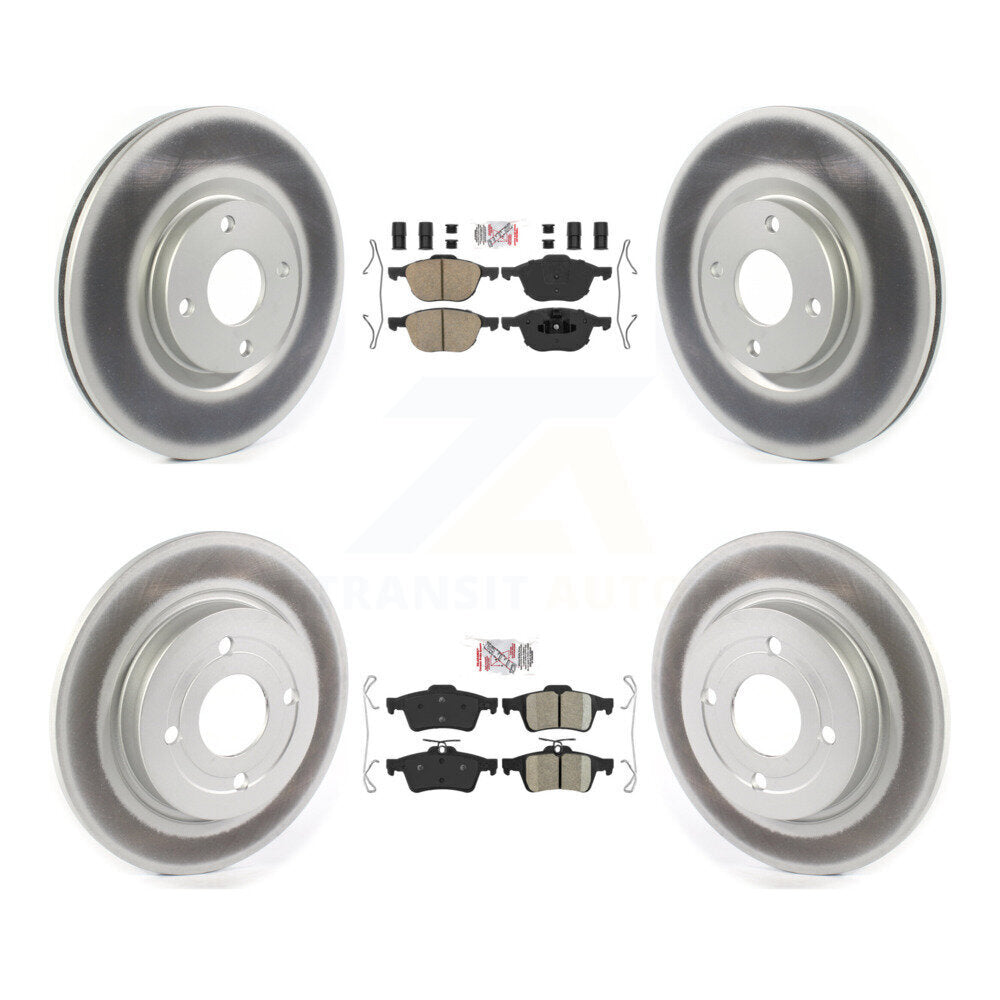 Transit Auto KGA-102499 Disc Brake Kit for 2018-2022 Ford EcoSport - Front and Rear