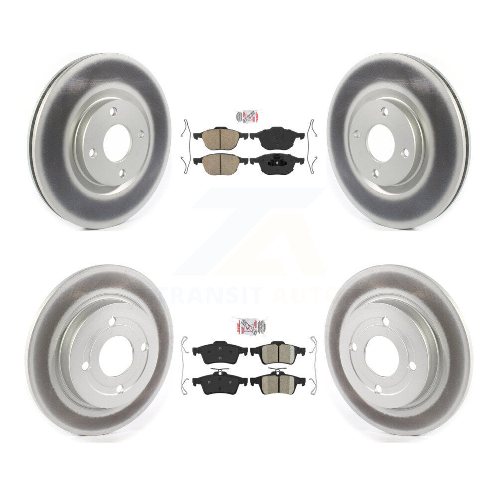 Transit Auto KGA-102500 Disc Brake Kit for 2018-2022 Ford EcoSport - Front and Rear