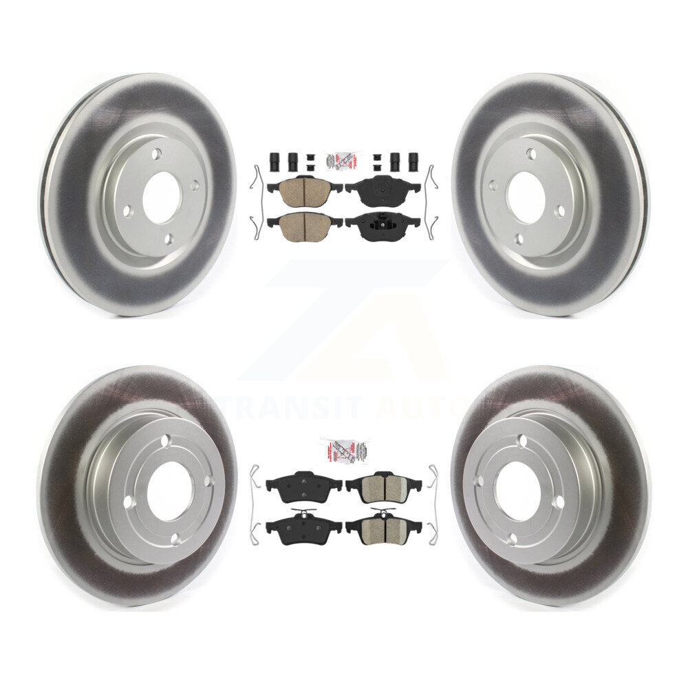 Transit Auto KGA-102501 Disc Brake Kit for 2018-2021 Ford EcoSport - Front and Rear