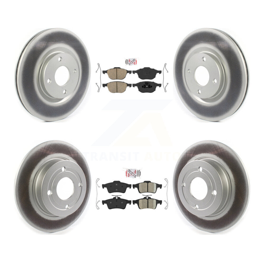 Transit Auto KGA-102502 Disc Brake Kit for 2018-2021 Ford EcoSport - Front and Rear