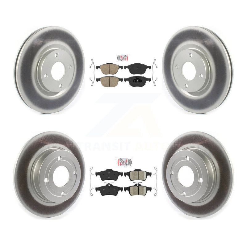 Transit Auto KGA-102502 Disc Brake Kit for 2018-2021 Ford EcoSport - Front and Rear