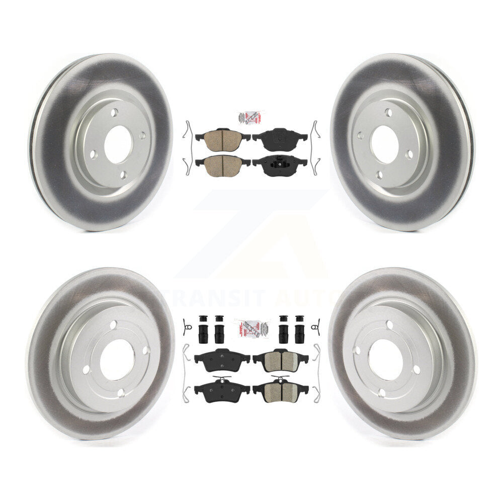 Transit Auto KGA-102504 Disc Brake Kit for 2018-2022 Ford EcoSport - Front and Rear