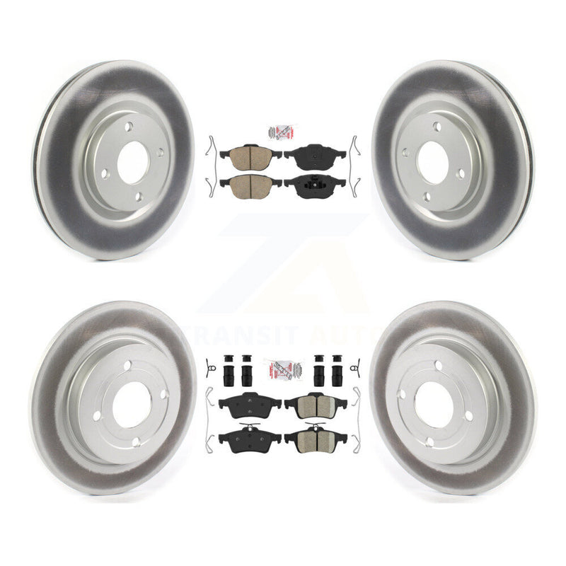 Transit Auto KGA-102504 Disc Brake Kit for 2018-2022 Ford EcoSport - Front and Rear