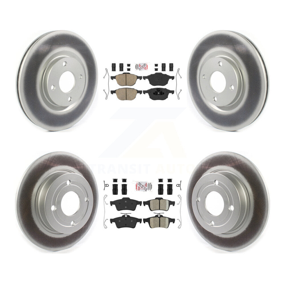 Transit Auto KGA-102505 Disc Brake Kit for 2018-2021 Ford EcoSport - Front and Rear