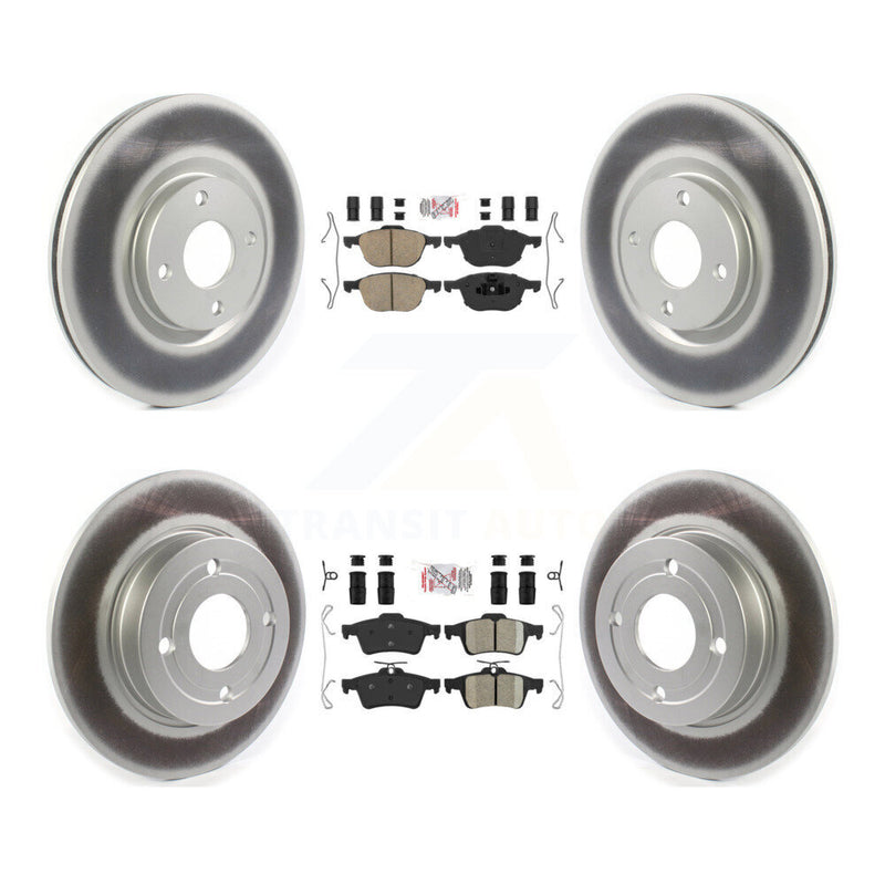 Transit Auto KGA-102505 Disc Brake Kit for 2018-2021 Ford EcoSport - Front and Rear