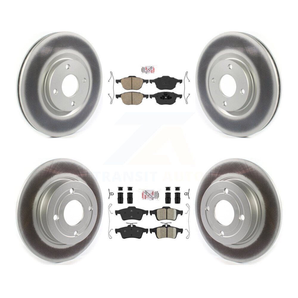Transit Auto KGA-102506 Disc Brake Kit for 2018-2021 Ford EcoSport - Front and Rear