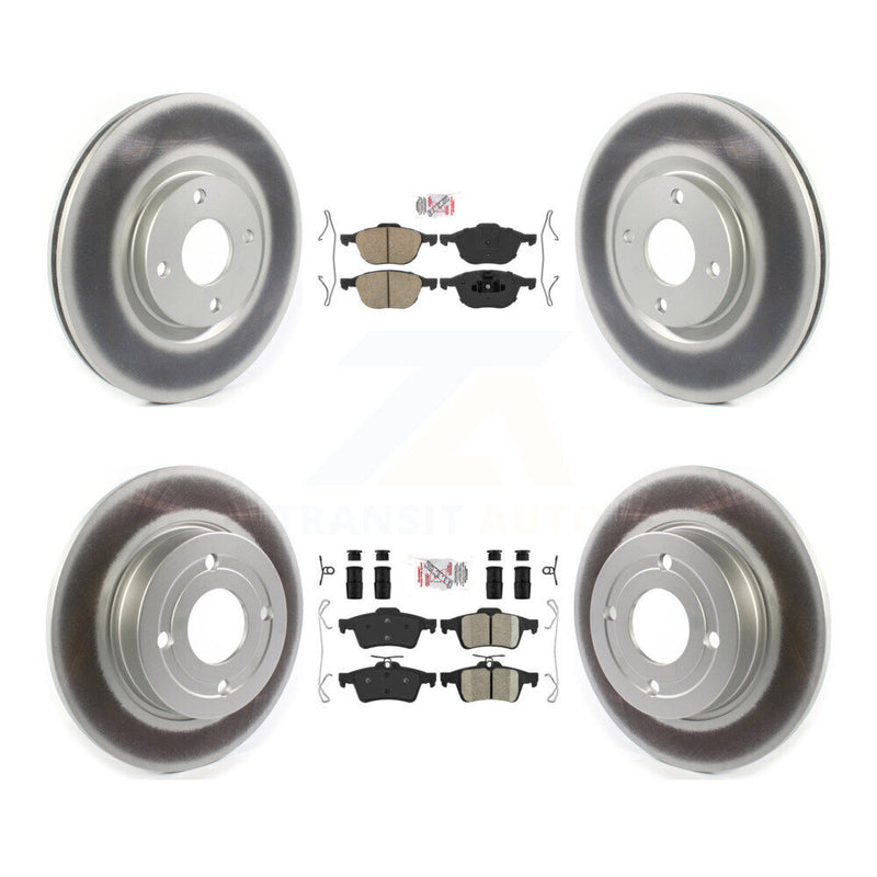 Transit Auto KGA-102506 Disc Brake Kit for 2018-2021 Ford EcoSport - Front and Rear