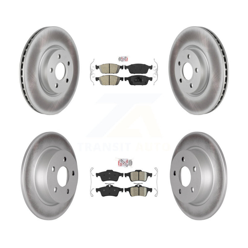 Transit Auto KGA-102507 Disc Brake Kit for 2018-2023 Ford Transit Connect - Front and Rear