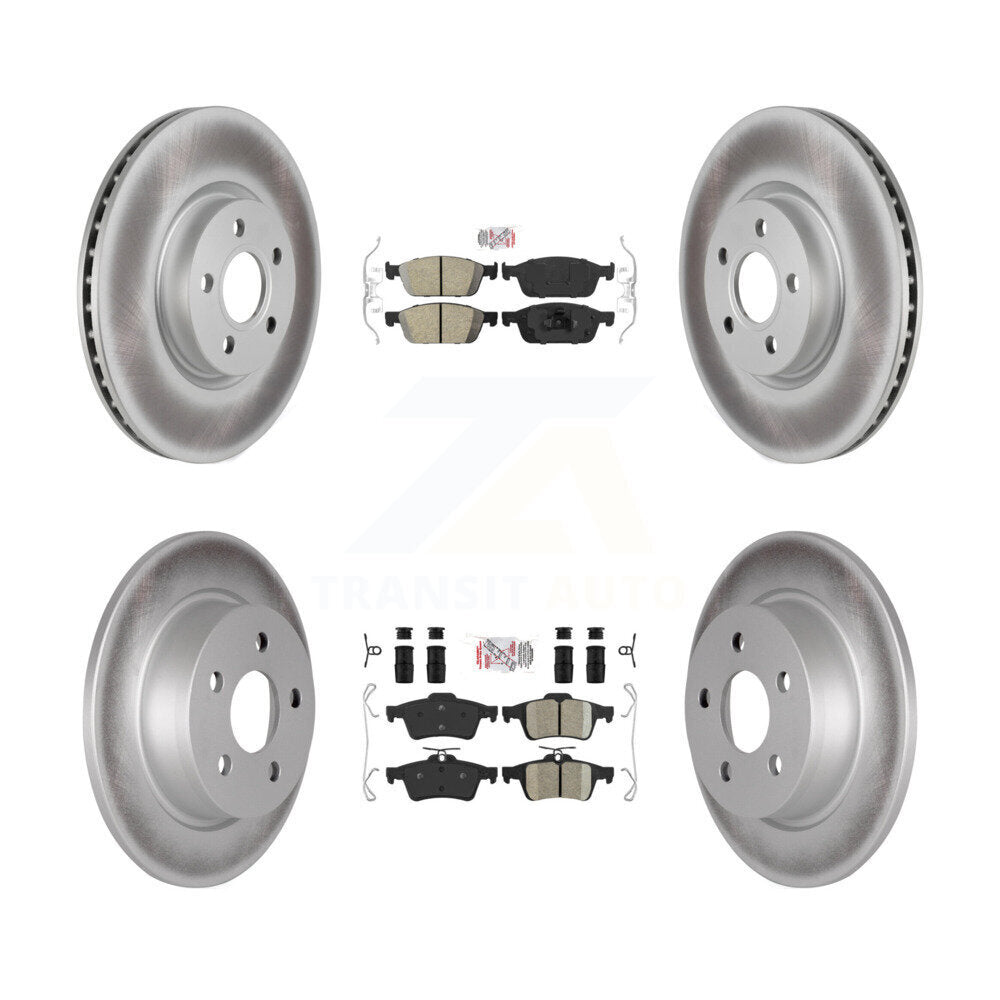 Transit Auto KGA-102508 Disc Brake Kit for 2018-2023 Ford Transit Connect - Front and Rear