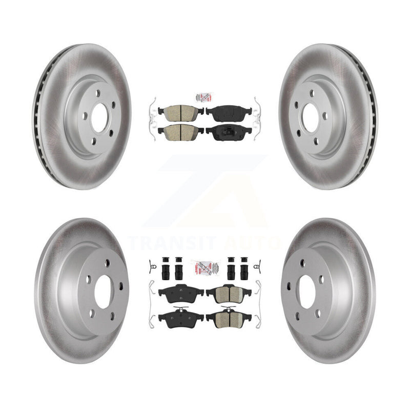 Transit Auto KGA-102508 Disc Brake Kit for 2018-2023 Ford Transit Connect - Front and Rear