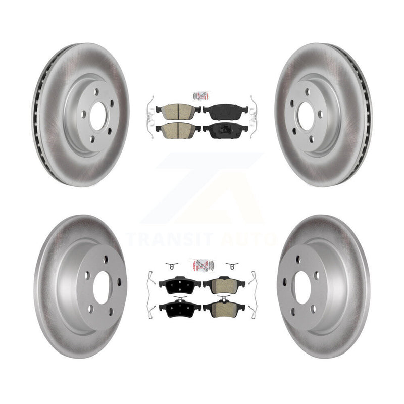 Transit Auto KGA-102509 Disc Brake Kit for 2018-2023 Ford Transit Connect - Front and Rear