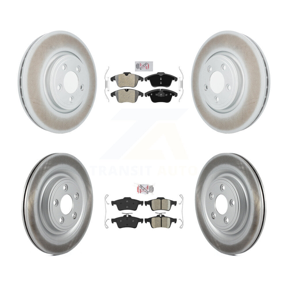 Transit Auto KGA-102510 Disc Brake Kit for 2005-2013 Jaguar XF, Jaguar S-Type and More - Front and Rear