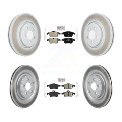 Transit Auto KGA-102510 Disc Brake Kit for 2005-2013 Jaguar XF, Jaguar S-Type and More - Front and Rear