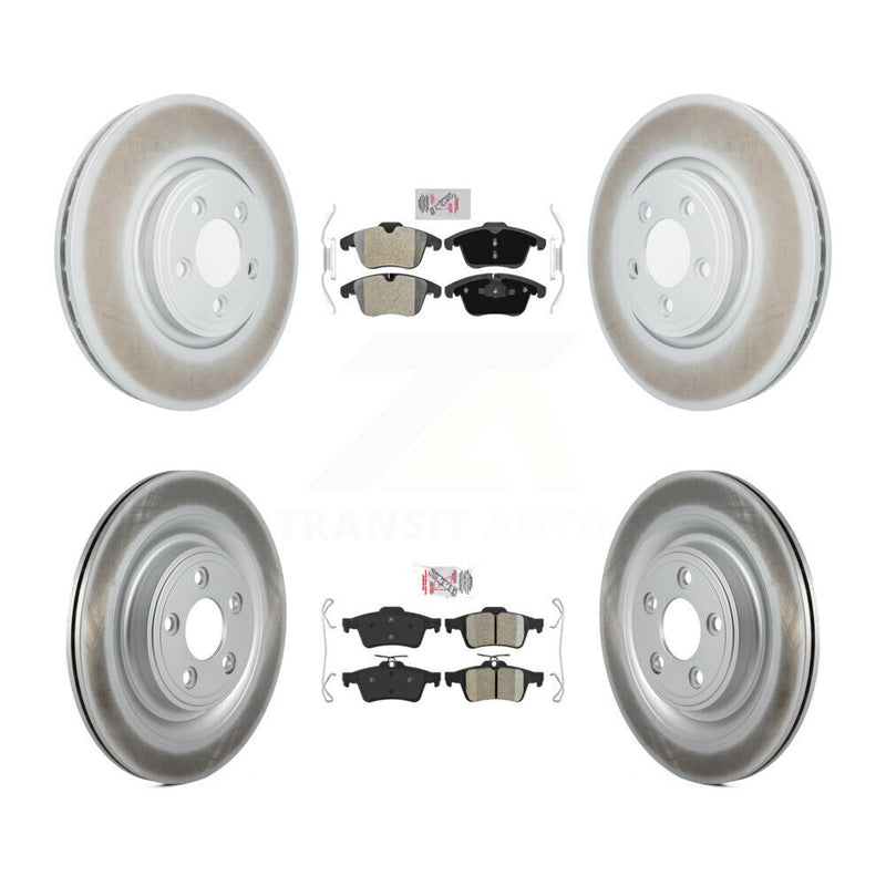 Transit Auto KGA-102510 Disc Brake Kit for 2005-2013 Jaguar XF, Jaguar S-Type and More - Front and Rear