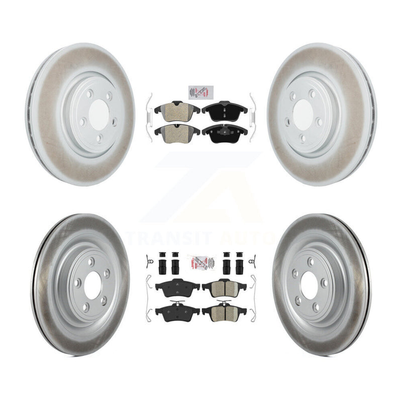 Transit Auto KGA-102511 Disc Brake Kit for 2005-2013 Jaguar XF, Jaguar S-Type and More - Front and Rear