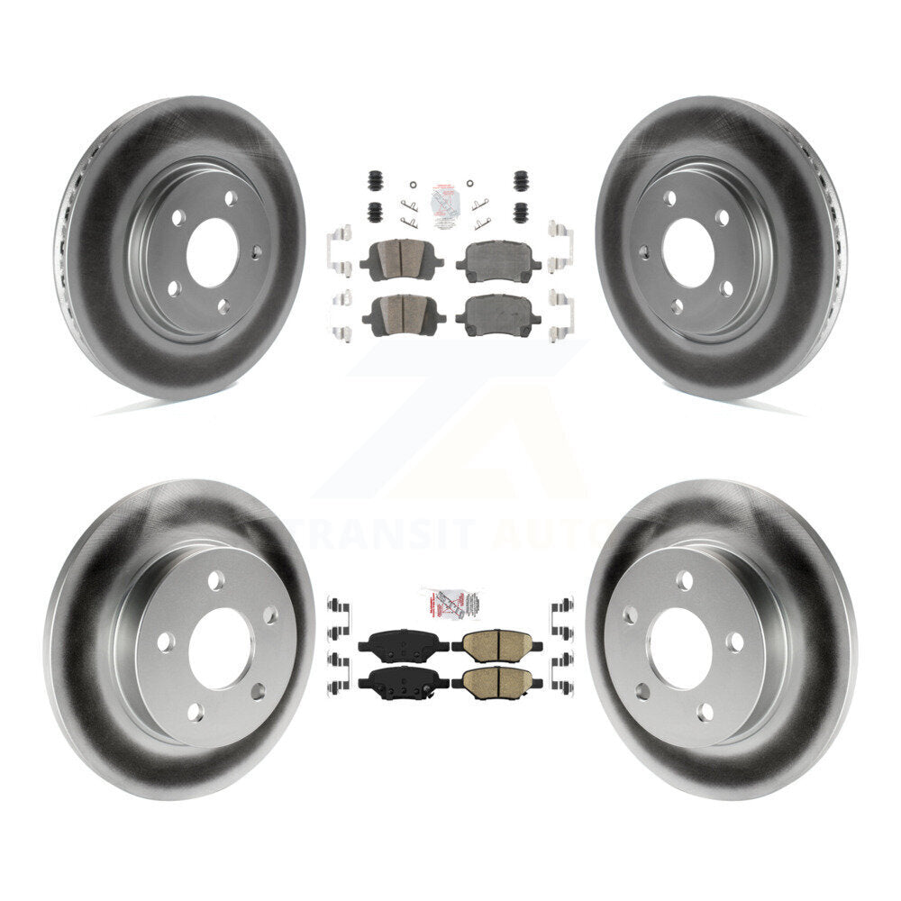 Transit Auto KGA-102516 Disc Brake Kit for 2004-2012 Chevrolet Malibu, Pontiac G5 and More - Front and Rear