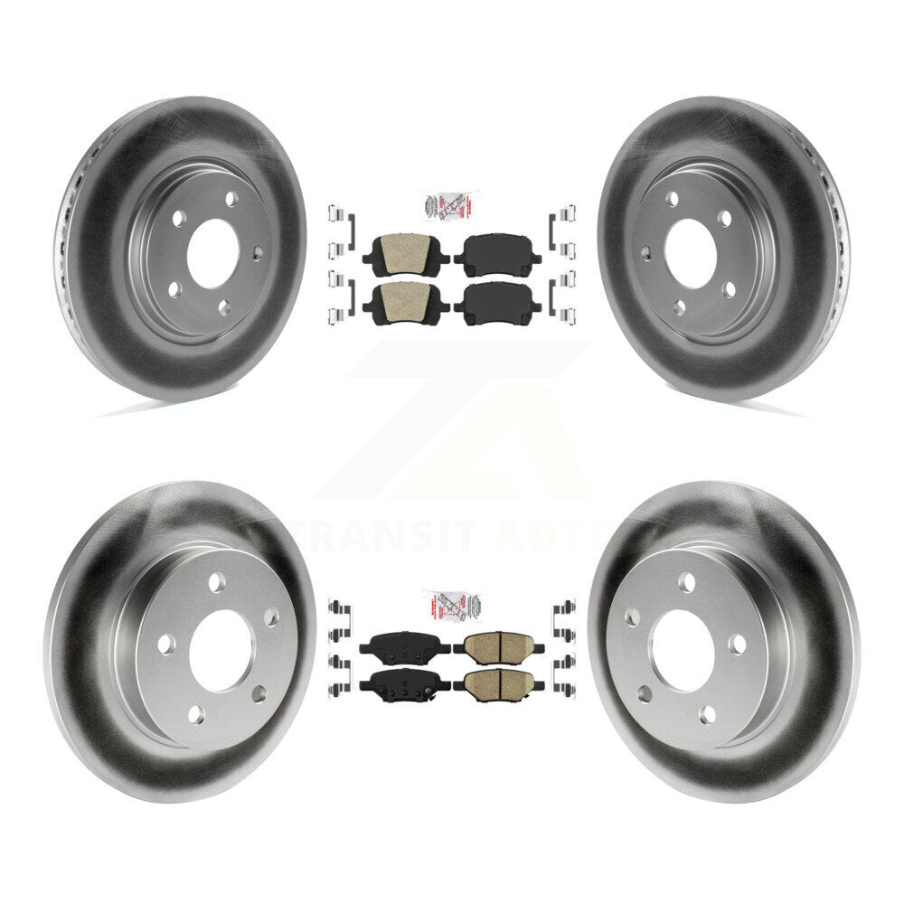 Transit Auto KGA-102517 Disc Brake Kit for 2004-2012 Chevrolet Malibu, Pontiac G5 and More - Front and Rear
