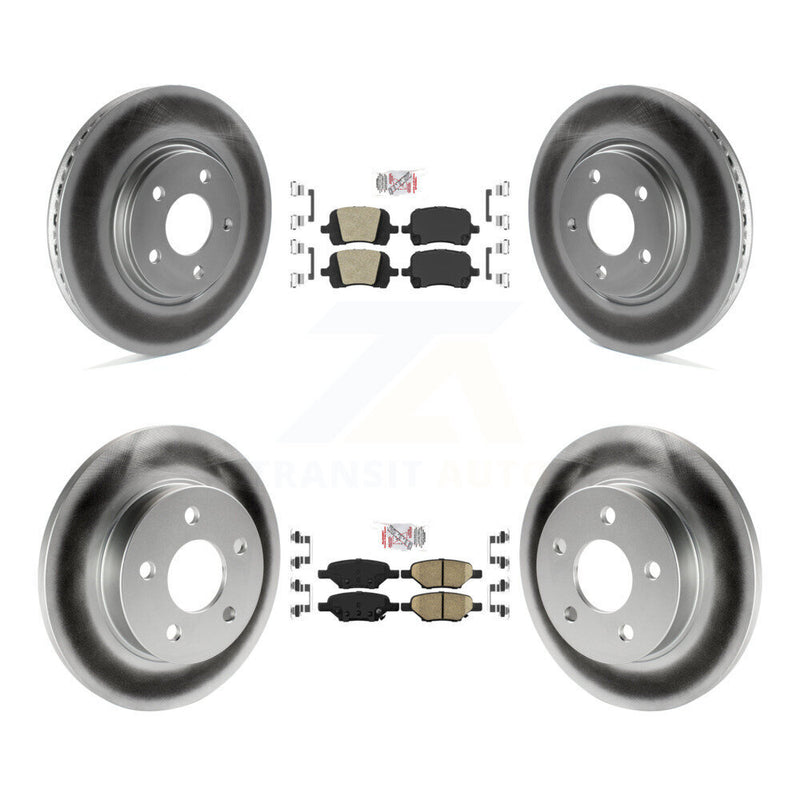 Transit Auto KGA-102517 Disc Brake Kit for 2004-2012 Chevrolet Malibu, Pontiac G5 and More - Front and Rear