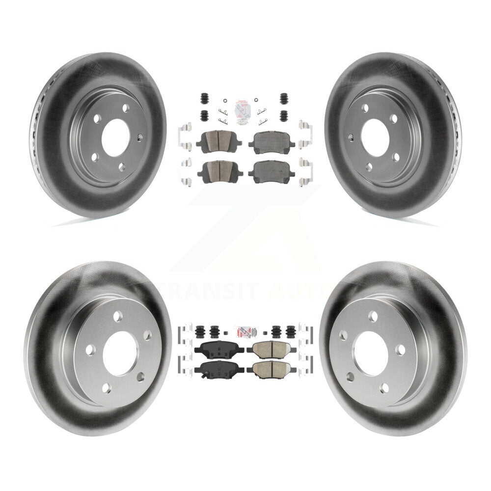 Transit Auto KGA-102518 Disc Brake Kit for 2004-2012 Chevrolet Malibu, Pontiac G5 and More - Front and Rear