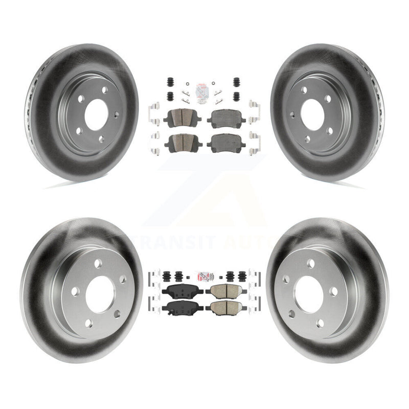 Transit Auto KGA-102518 Disc Brake Kit for 2004-2012 Chevrolet Malibu, Pontiac G5 and More - Front and Rear