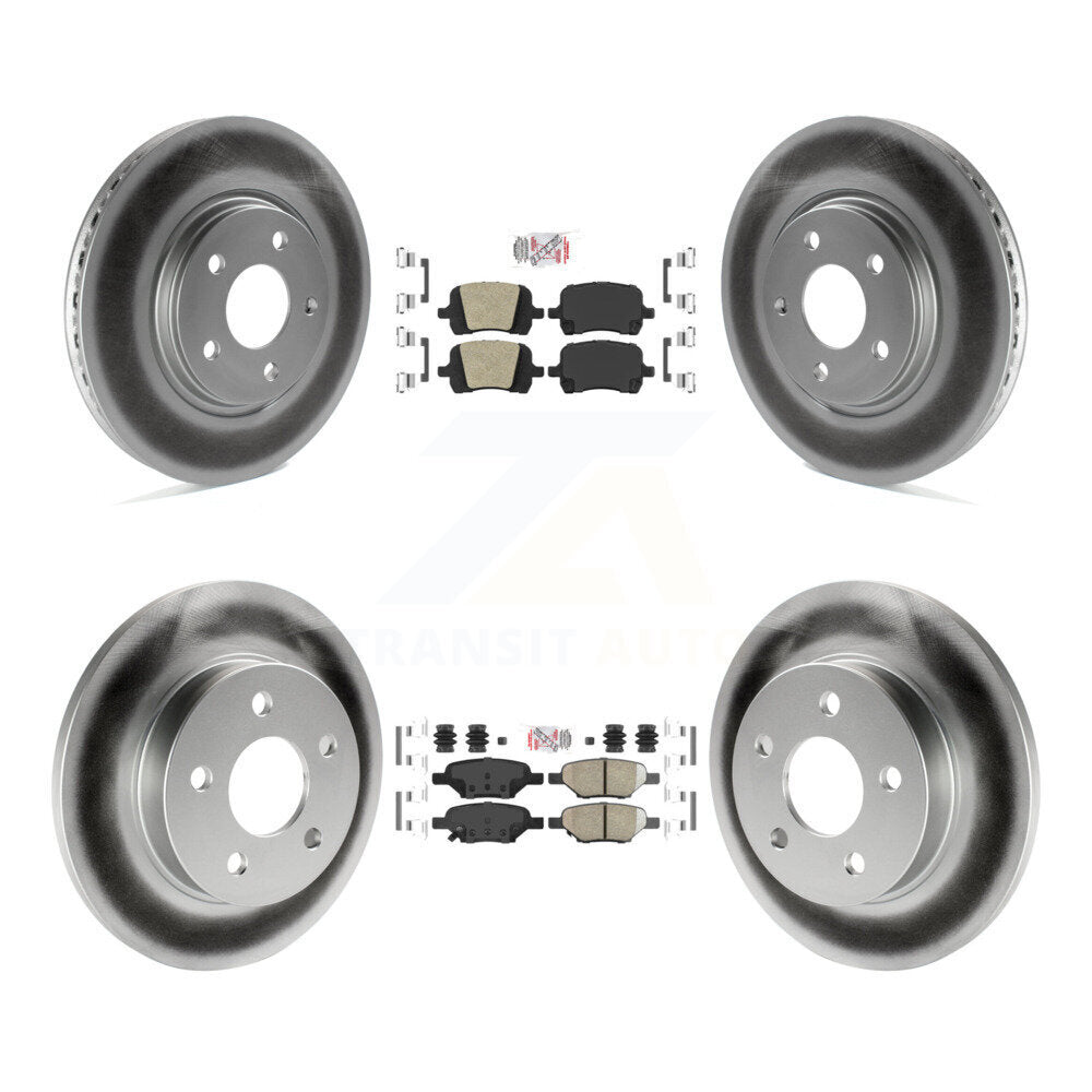 Transit Auto KGA-102519 Disc Brake Kit for 2004-2012 Chevrolet Malibu, Pontiac G5 and More - Front and Rear