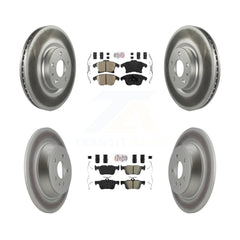 Transit Auto KGA-102520 Disc Brake Kit for 2013-2018 Ford Fusion, Lincoln MKZ - Front and Rear