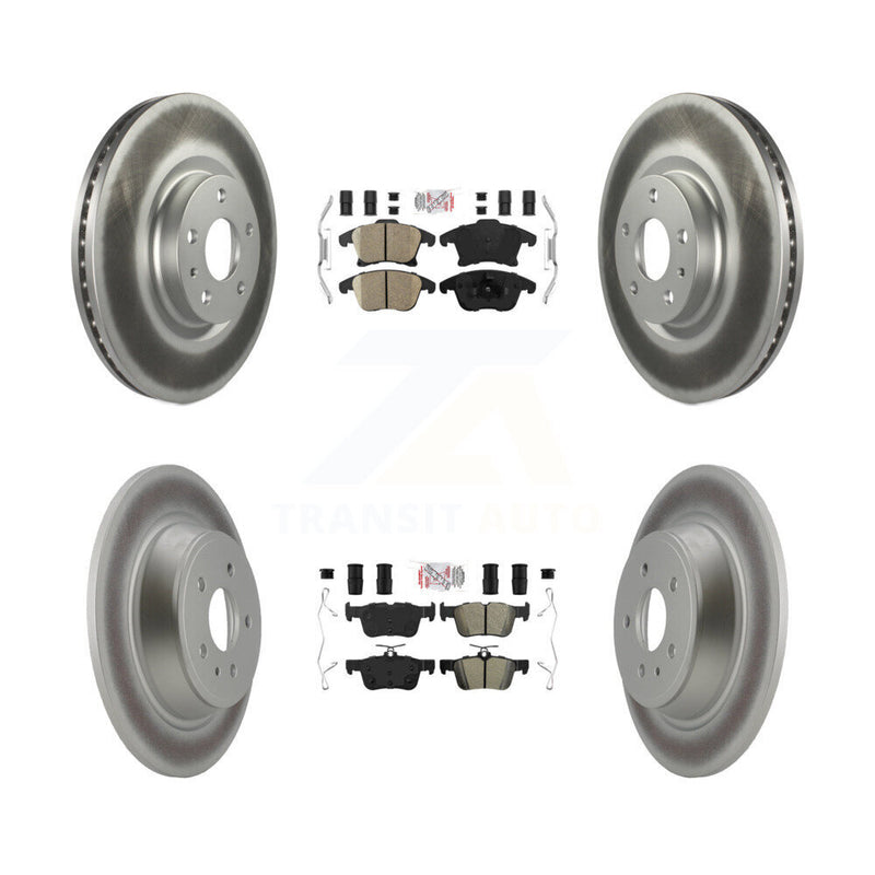 Transit Auto KGA-102520 Disc Brake Kit for 2013-2018 Ford Fusion, Lincoln MKZ - Front and Rear