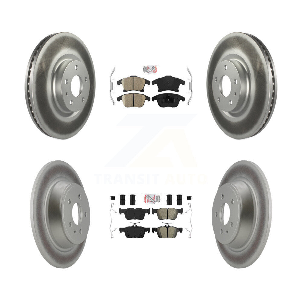 Transit Auto KGA-102521 Disc Brake Kit for 2013-2018 Ford Fusion, Lincoln MKZ - Front and Rear
