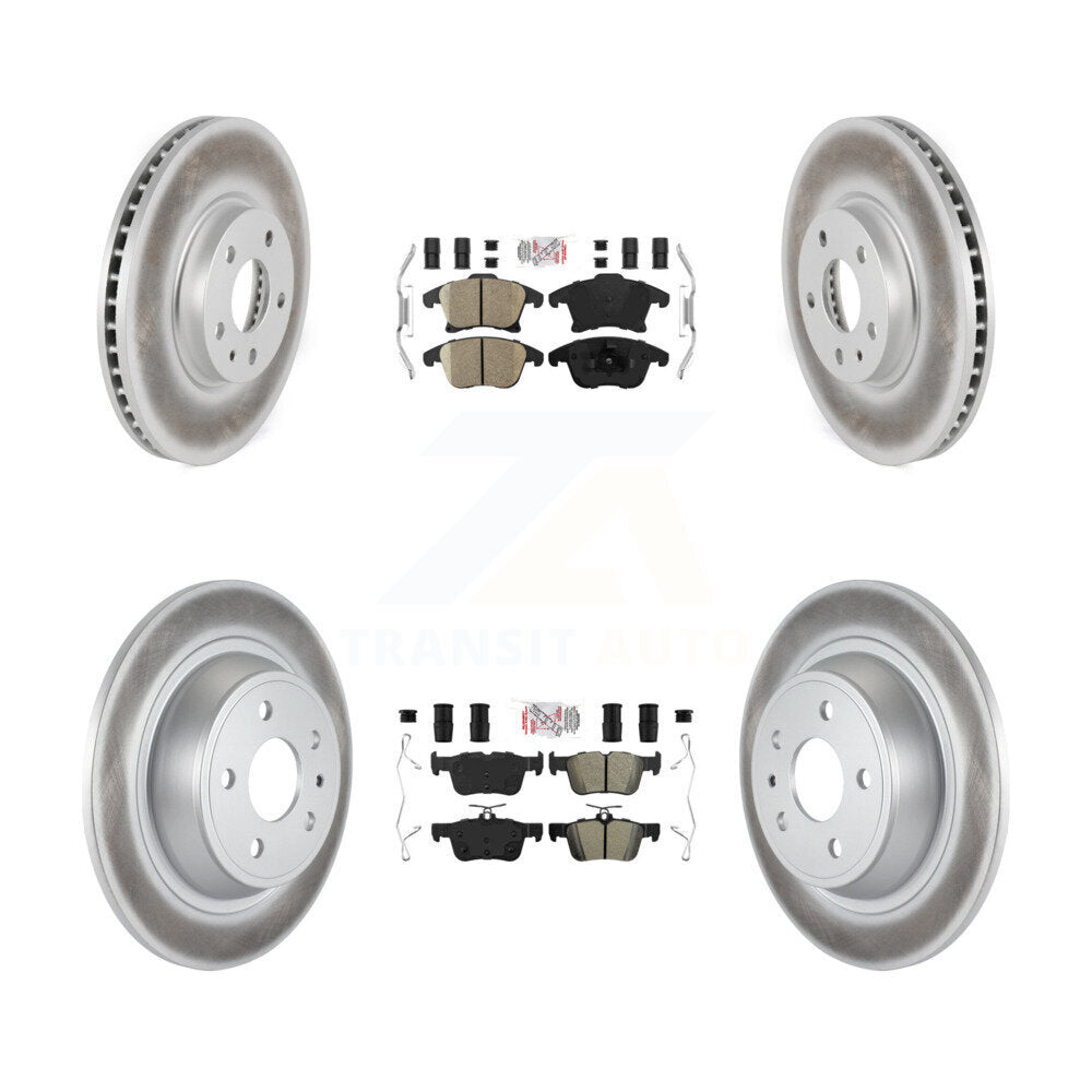Transit Auto KGA-102522 Disc Brake Kit for 2013-2020 Ford Fusion, Lincoln MKZ - Front and Rear